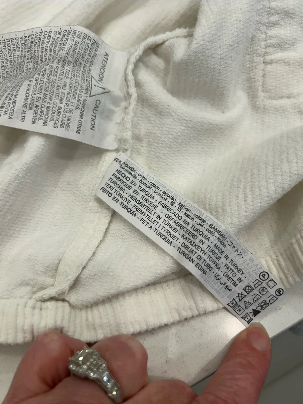 ZARA Cream Ribbed Corduroy Shirt Jacket